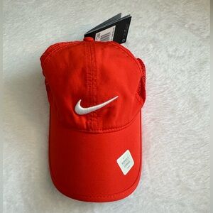 Nike Bright Red Women's performance Cap. Adjustable fit